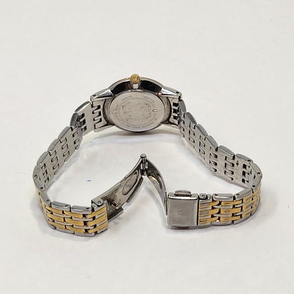 Bulova Two-Tone Gold and Silver Women\'s Watch